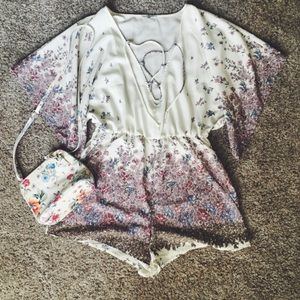Flower pattern Romper